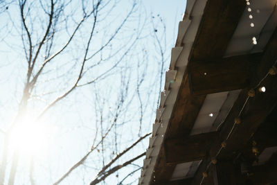 Low angle view of building against sky