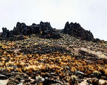 Scenic view of mountains