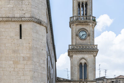 Low angle view of historical building against sky