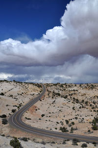 Scenic view of road against sky