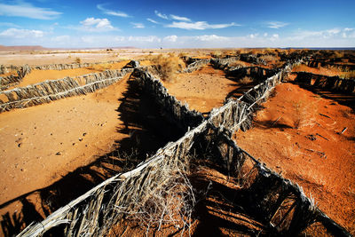 Panoramic view of landscape against sky