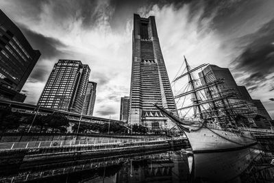 Skyscrapers in city