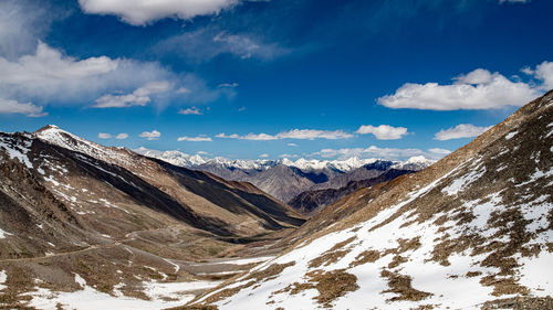 Mountains clouds landscape nature