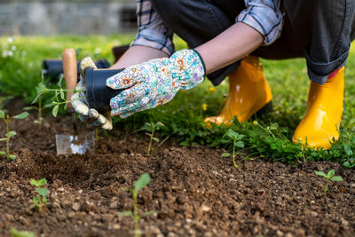 Female gardener