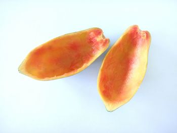 A papaya fruit skin