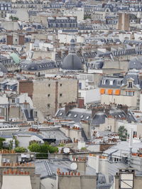 Aerial view of buildings in city