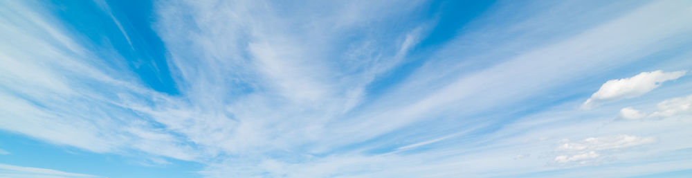 Low angle view of clouds in sky