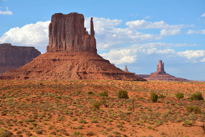 View of rock formations