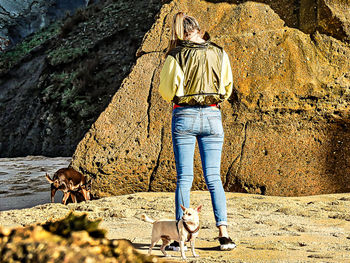 Full length of woman standing outdoors