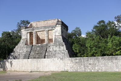 View of historical building against clear sky