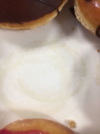 Close-up of bread in plate