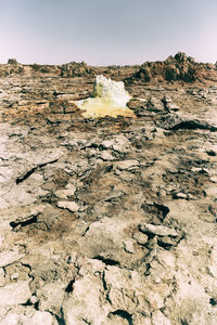 View of rock formations