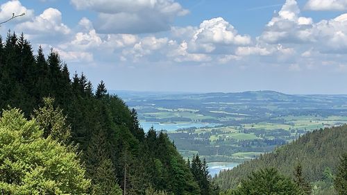 Panoramic view of landscape against sky