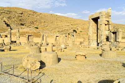 Old ruins of building