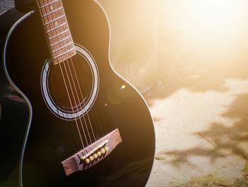 Close-up of guitar