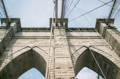 Low angle view of built structure against the sky