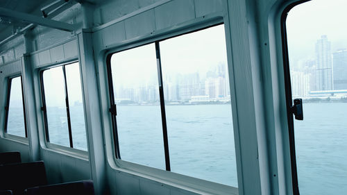 Interior of train