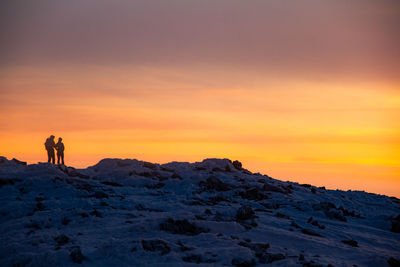 Sunrise at babia góra mountain