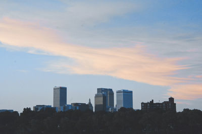 Buildings in city