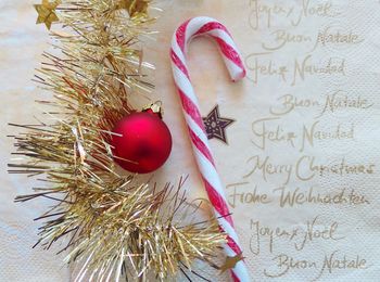 Christmas decoration, lolypop, holiday, close up