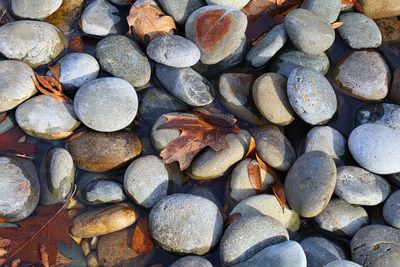 Full frame shot of stones