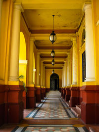 Corridor of building