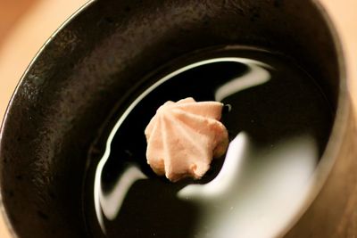 Close-up of meat in bowl