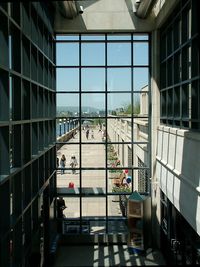 Window in office building