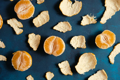 High angle view of fruits