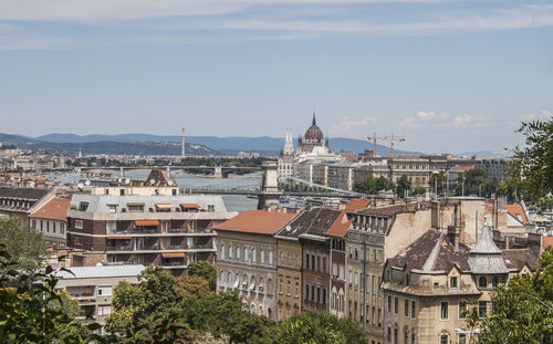 View of buildings in city