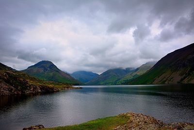 Scenic view of lake