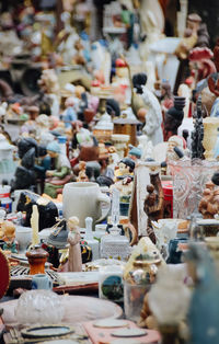 View of market stall for sale