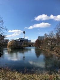 River with buildings in background