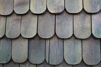 Full frame shot of roof tiles