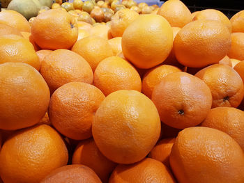 Full frame shot of oranges