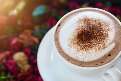 Close-up of coffee cup