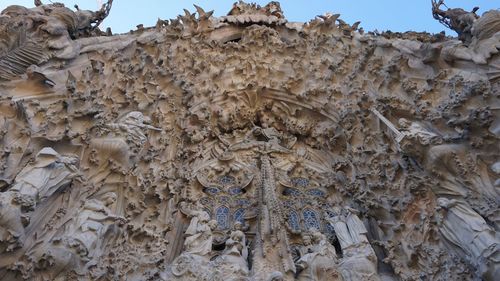 Low angle view of statue