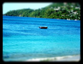 Boat in sea