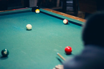 Close-up of ball on table