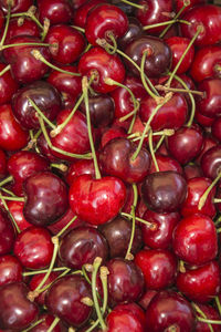 Full frame shot of cherries