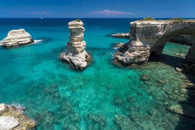 Panoramic view of sea against sky