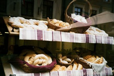 Close-up of food for sale in market