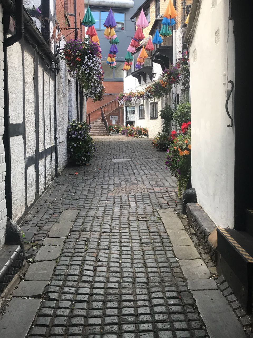 STREET AMIDST BUILDINGS