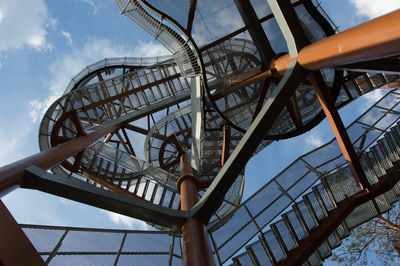 Low angle view of ferris wheel