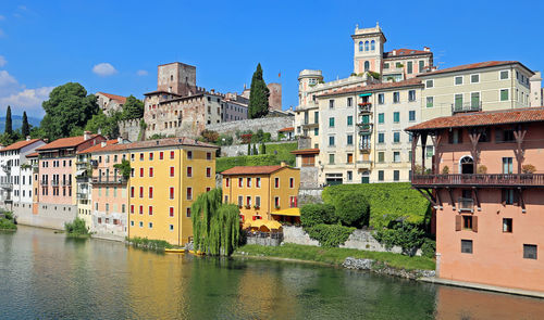 View of buildings at waterfront