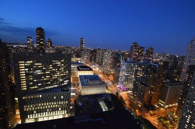 City street at night