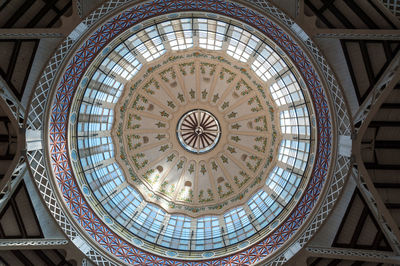 Low angle view of ceiling