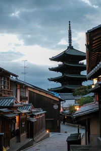 Buildings in city