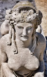 Close-up of angel statue