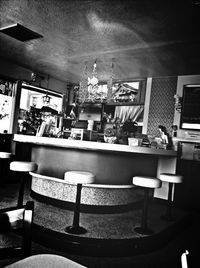 Interior of restaurant